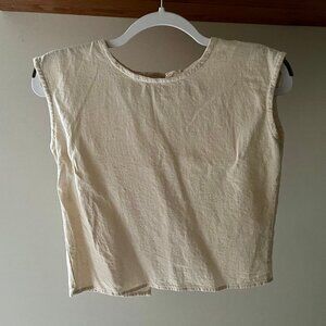 Cotton Flower Clothing Tara Top - Natural/Cream | NWOT
